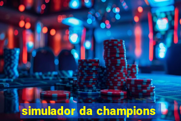 simulador da champions